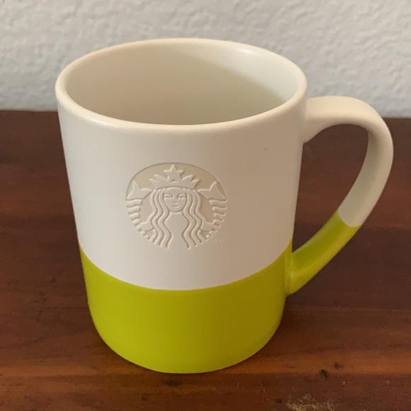 Starbucks 14 oz Green Dip mug